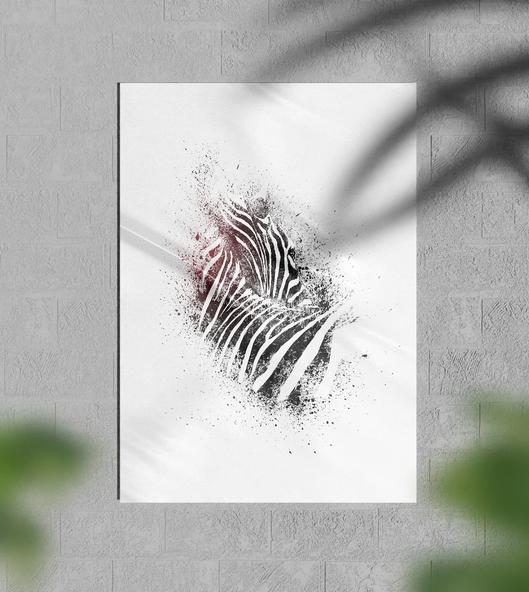 zebra, poster, free, download